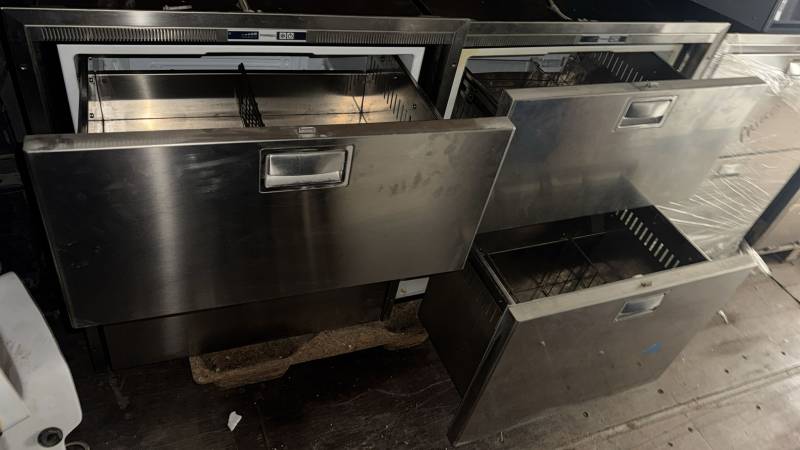 Vitrifrigo - Réfrigérateur et congélateur SeaDrawer DW210 OCX2 DTX - Double tiroirs - 12/24 Volts