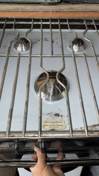 Gazinière FORCE10 / 3 feux / inox pour bateau - occasion