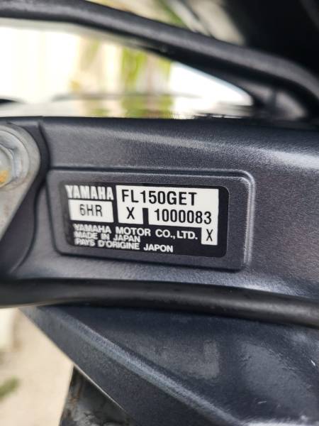 Moteur 150cv yamaha 4 temps injection arbre xl