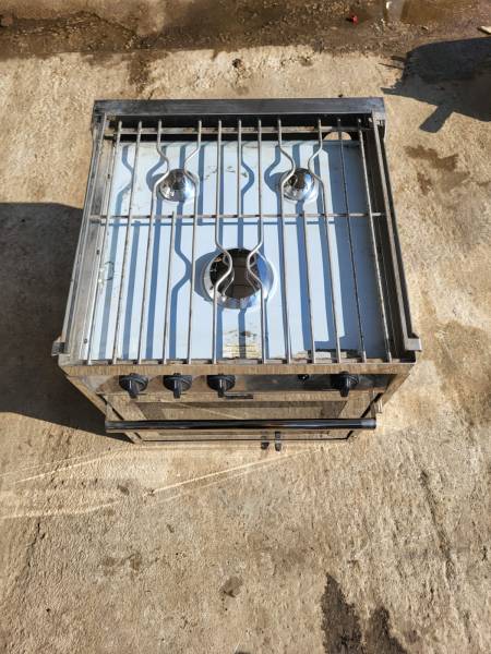 Gazinière FORCE10 / 3 feux / inox pour bateau - occasion