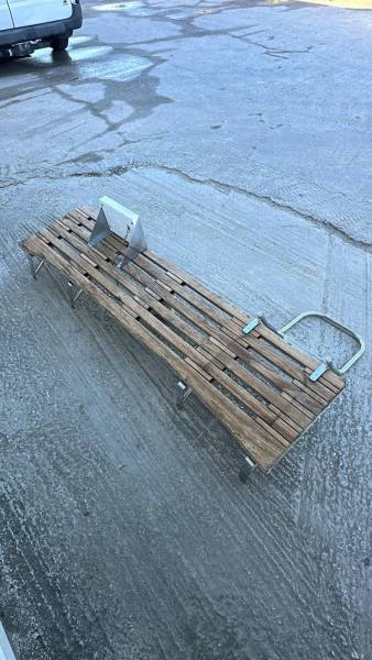 Plage arrière avec échelle et chaise moteur