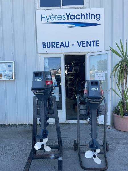 moteur 40cv yamaha 2temps barre franche bi-cylindre