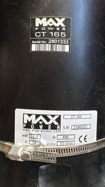 moteur de propulsion d'étrave MAX POWER CT 165